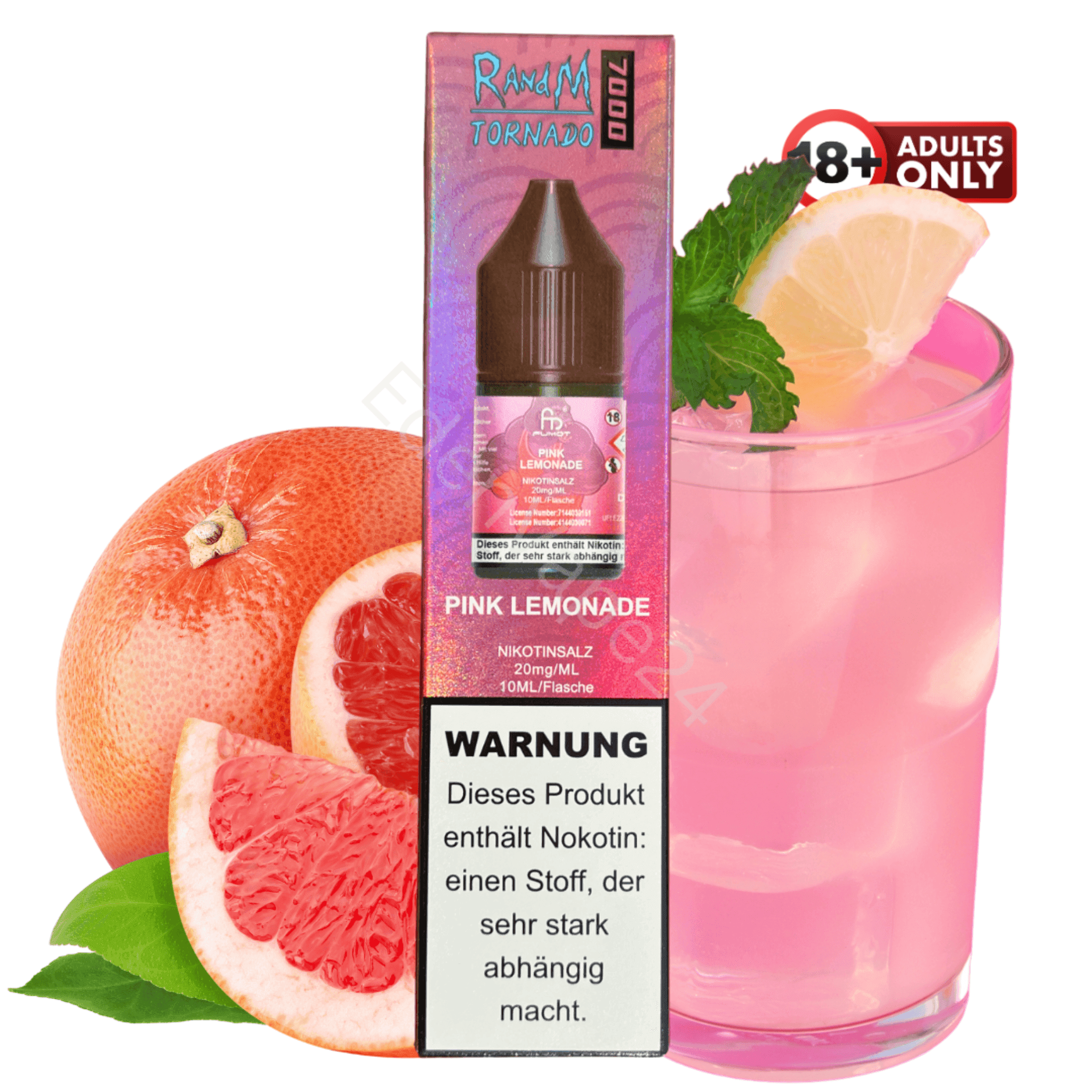 RandM Tornado 7000 Liquid - Pink Lemonade - EdenVape24